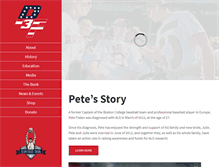 Tablet Screenshot of petefrates.com